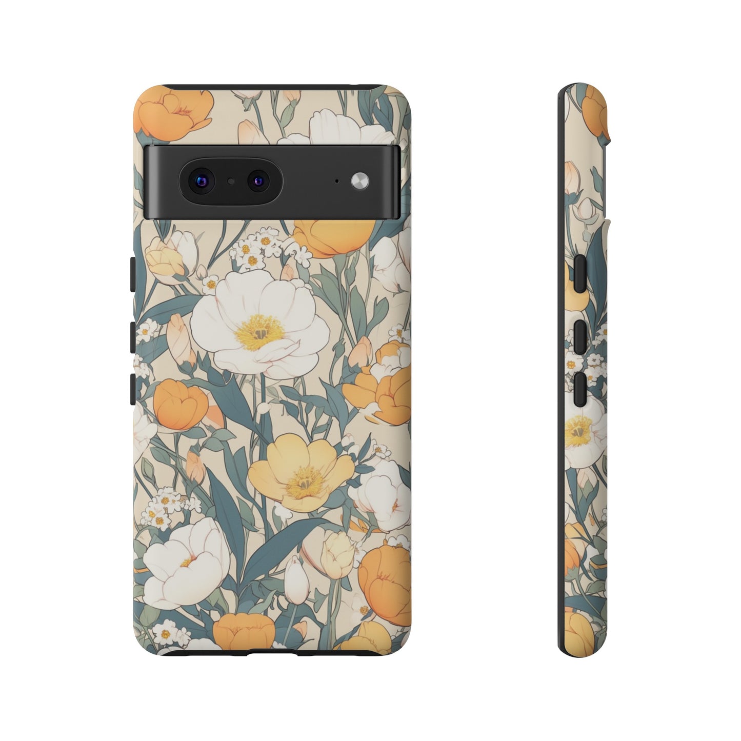 Tall White Flowers iPhone Case / Samsung Case