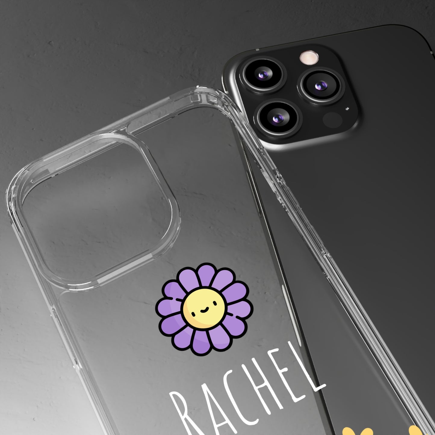 Cute Custom Flower | Clear iPhone Case / Samsung Case