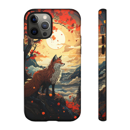 Japanese Wolf Aesthetic Phone Case