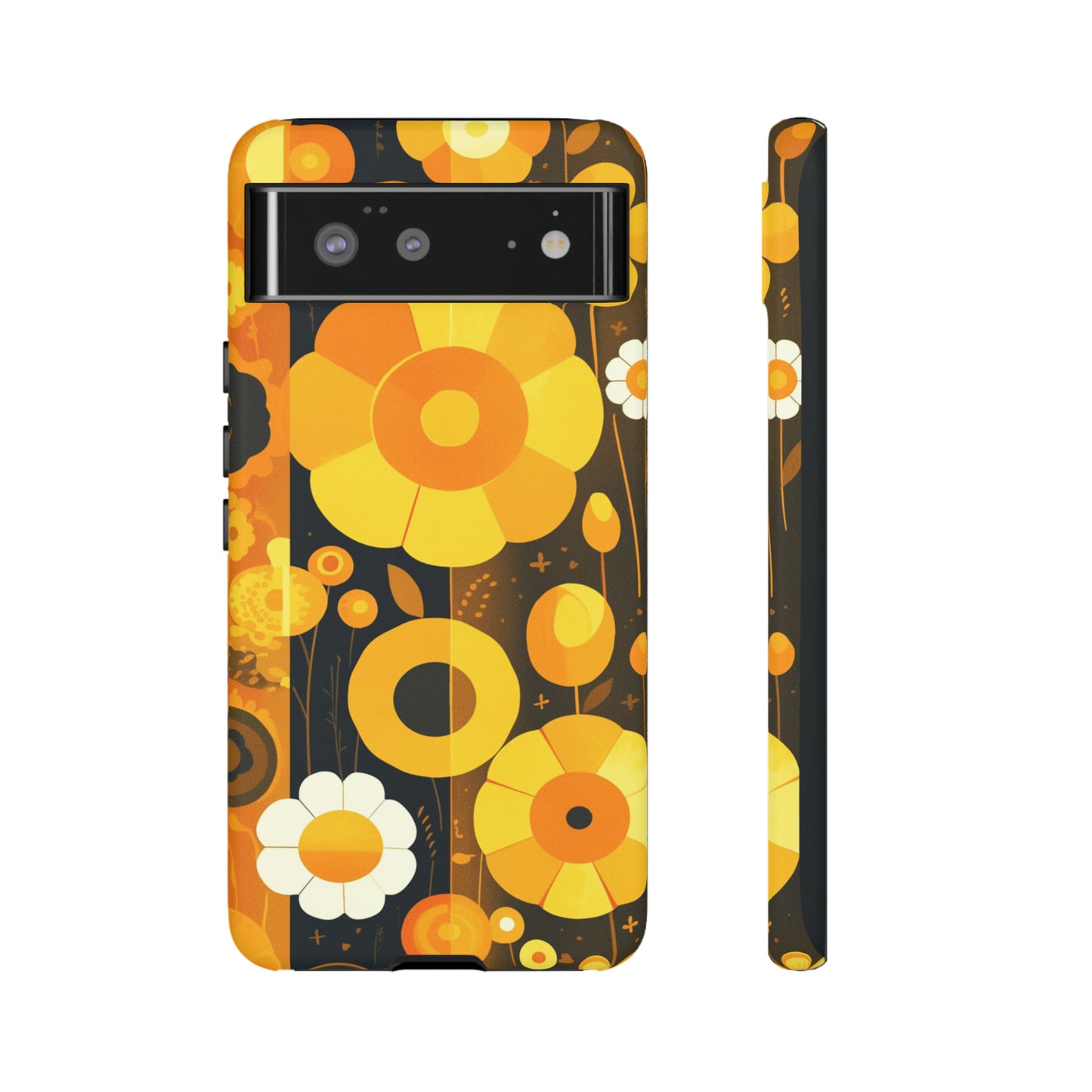 Floral Lines Retro iPhone Case / Samsung Case