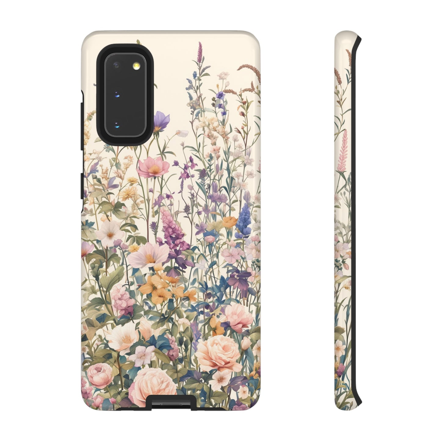 Tall Vintage Wildflowers iPhone Case / Samsung Case