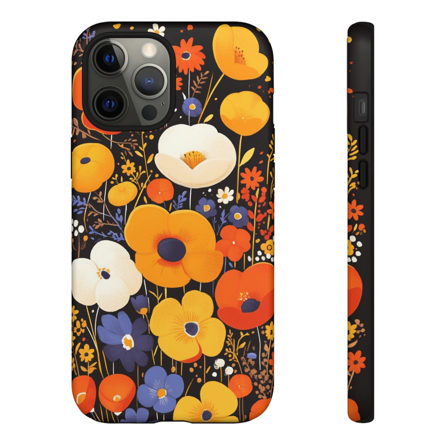 Retro Chaos, Wildflower iPhone Case / Samsung Case, Gift for Floral Lovers, Gift for Her