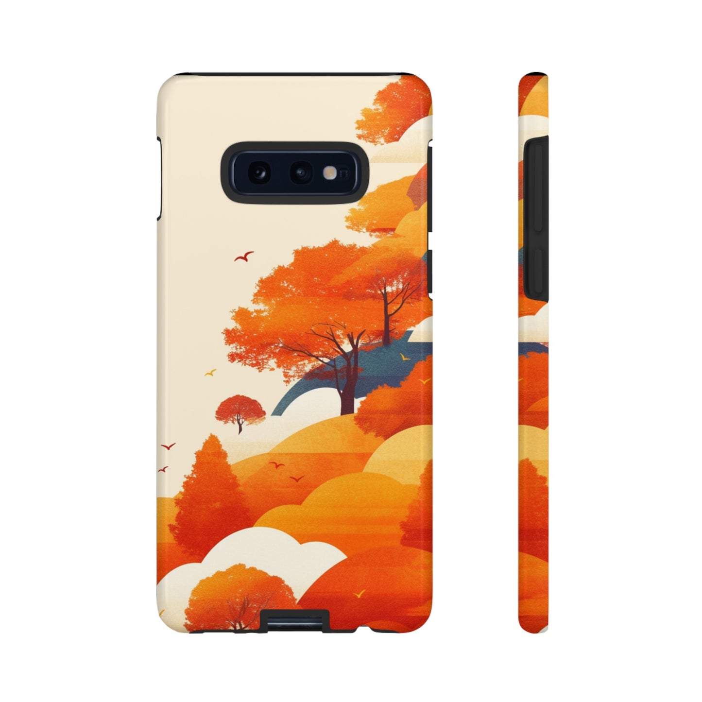 Orange Retro Landscape iPhone Case / Samsung Case