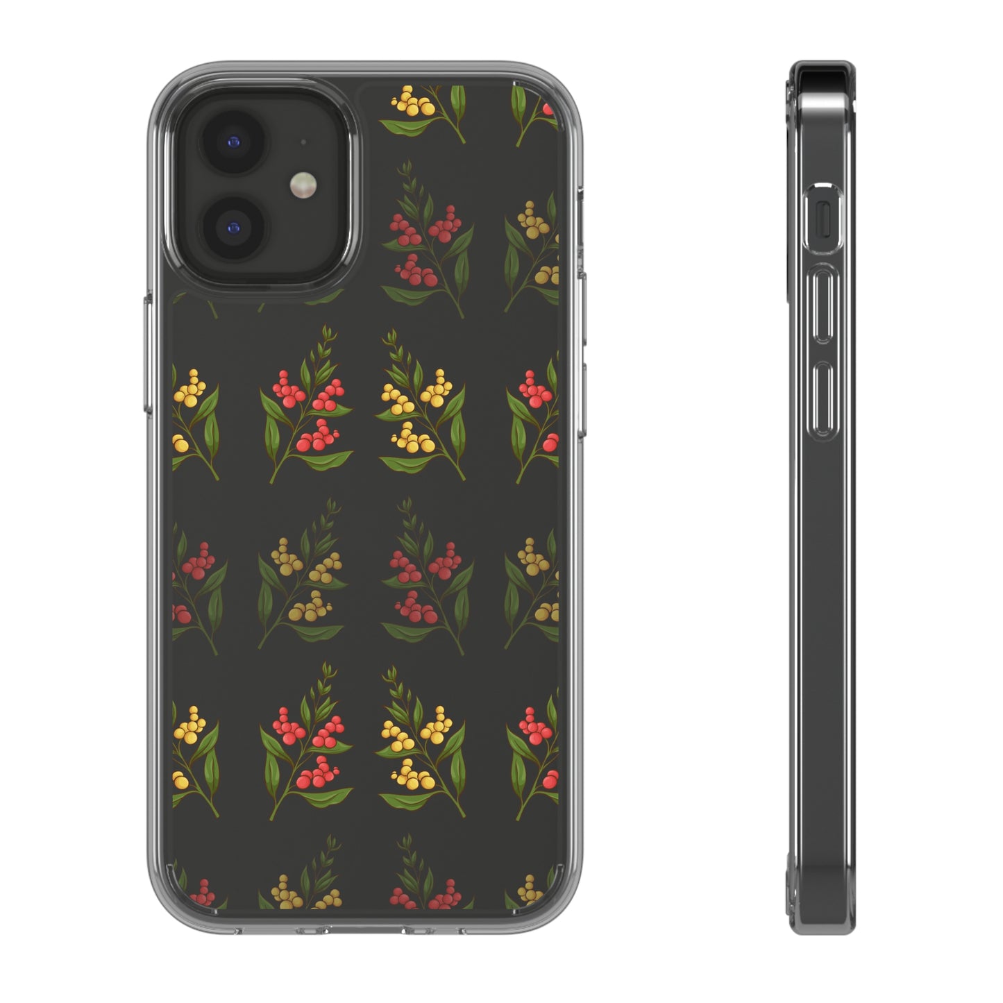 Spring Flower Pattern | Clear iPhone Case / Samsung Case