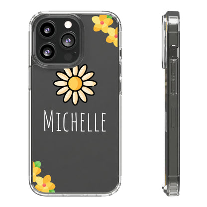 Custom Clear Sunflower | Clear iPhone Case / Samsung Case