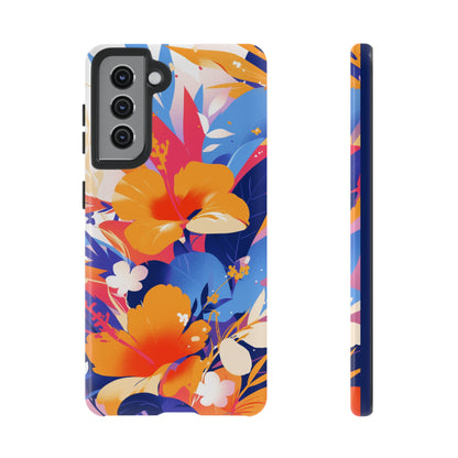 Vintage Abstract Flowers iPhone Case / Samsung Case