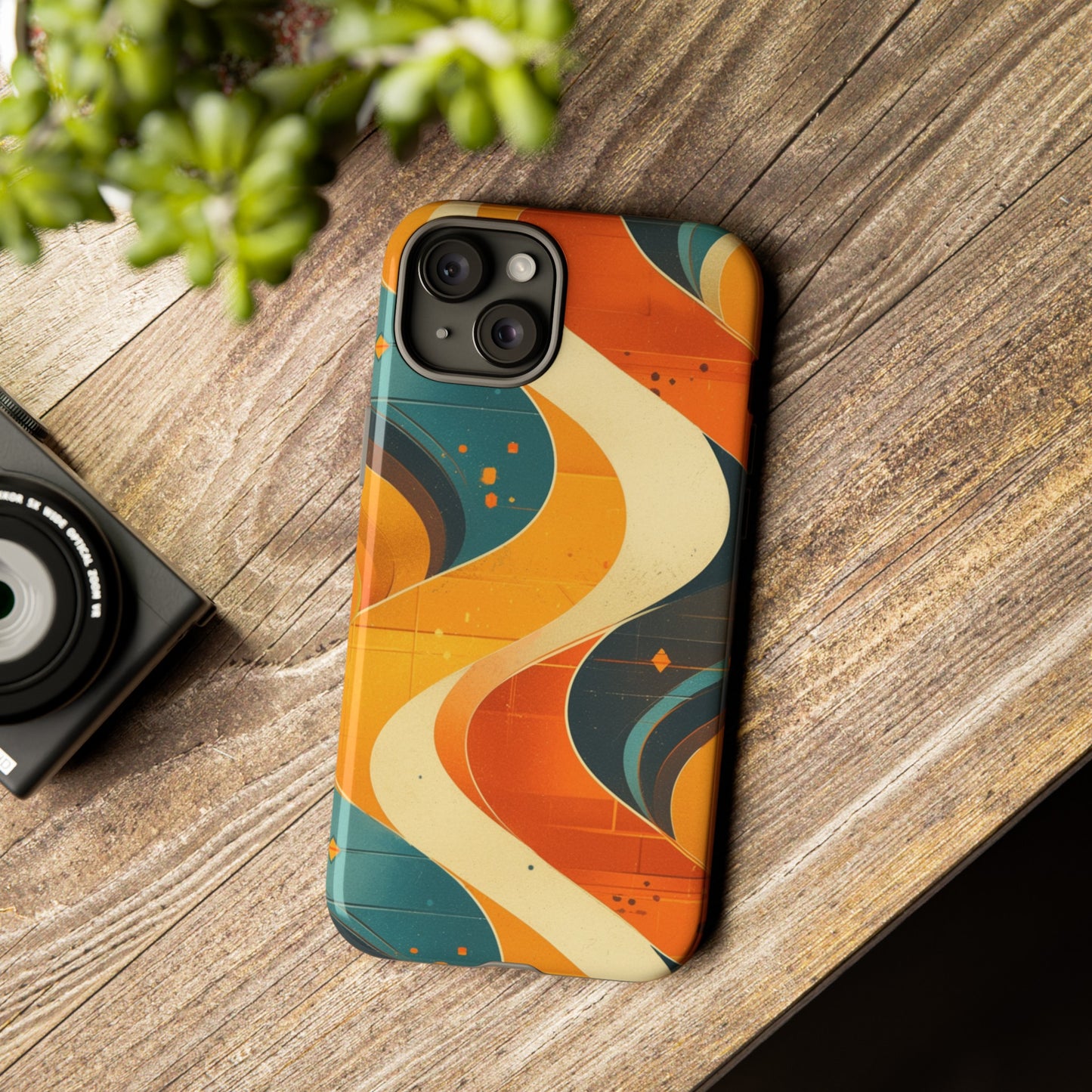 Retro Abstract Staircase iPhone Case / Samsung Case