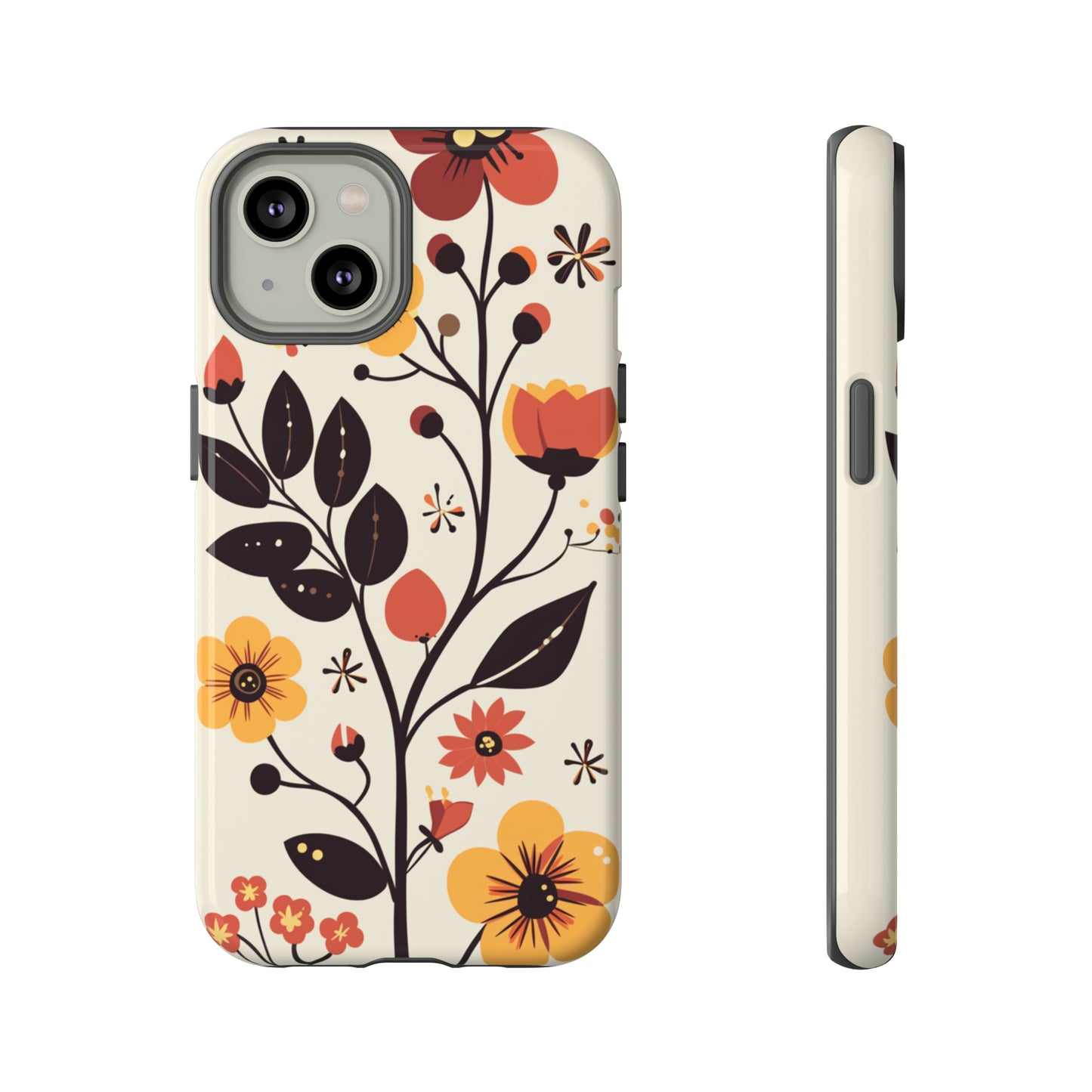 Vector Floral Vines iPhone Case