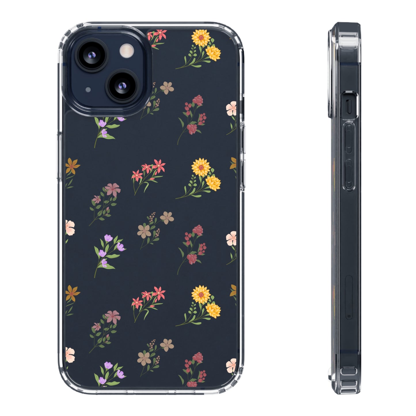 Floral Pattern | Clear iPhone Case / Samsung Case