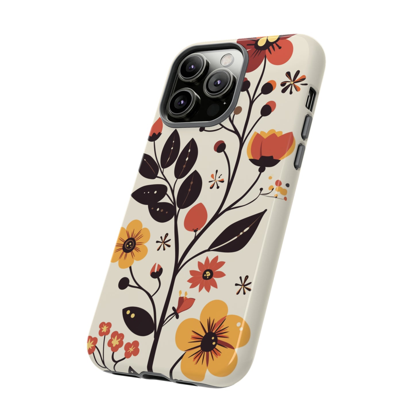 Vector Floral Vines iPhone Case