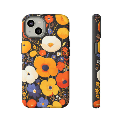 Retro Chaos, Wildflower iPhone Case / Samsung Case, Gift for Floral Lovers, Gift for Her