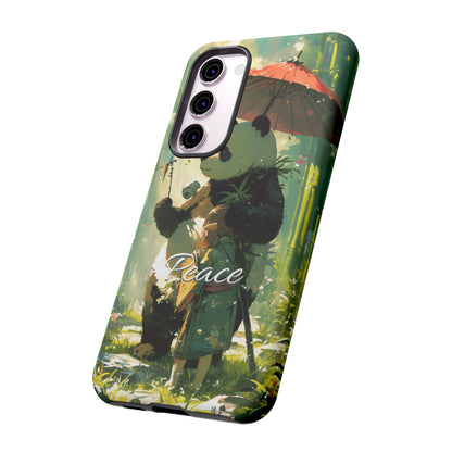 Japanese Aesthetic Vintage Panda iPhone Case / Samsung Case | "Peace"