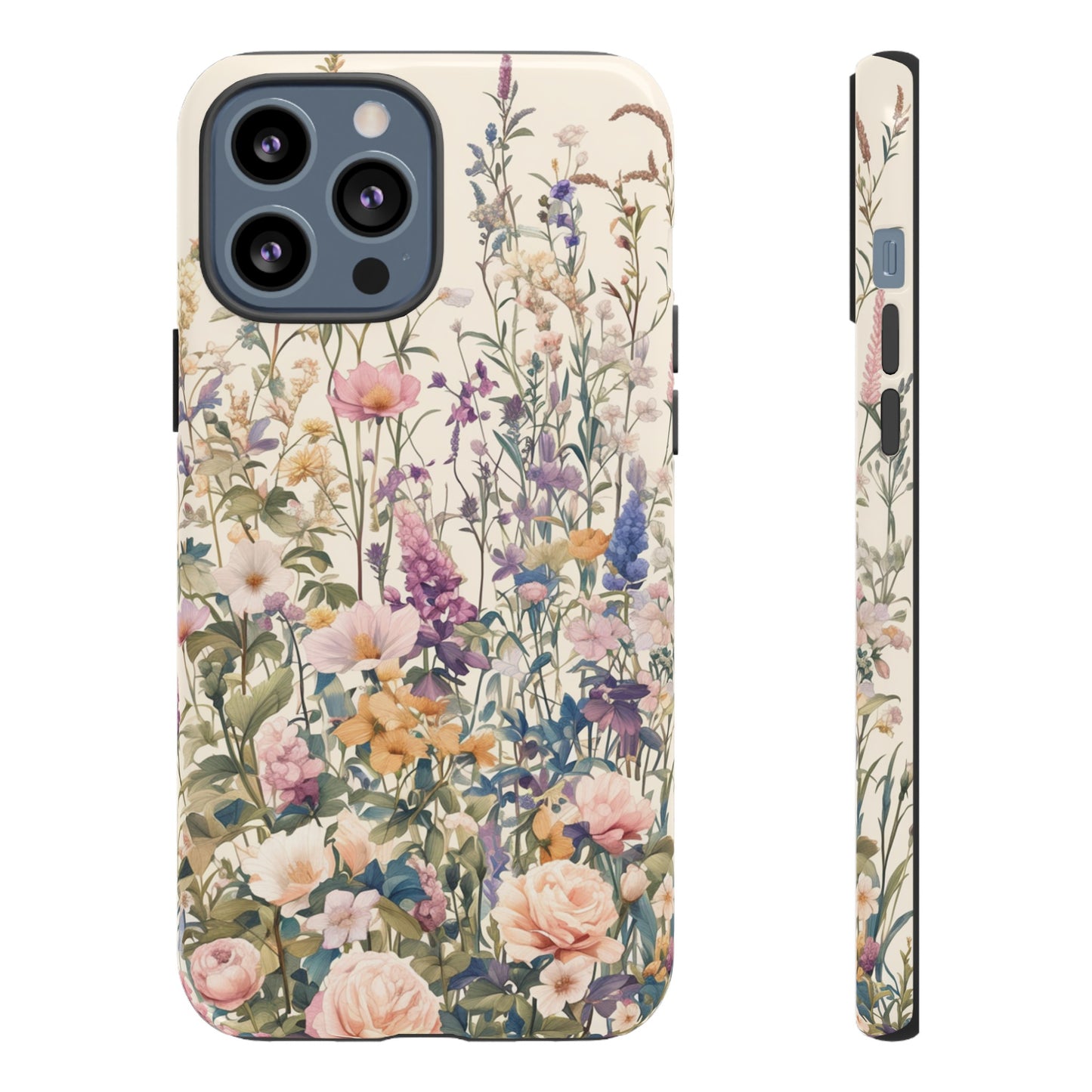 Tall Vintage Wildflowers iPhone Case / Samsung Case