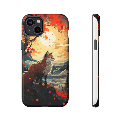 Japanese Wolf Aesthetic Phone Case