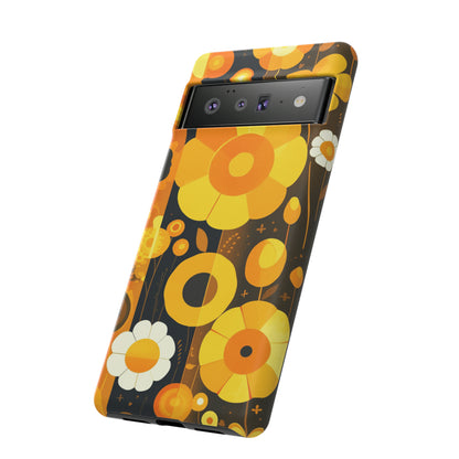 Floral Lines Retro iPhone Case / Samsung Case