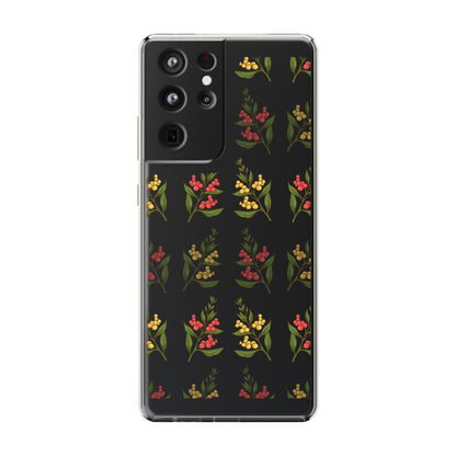 Spring Flower Pattern | Clear iPhone Case / Samsung Case