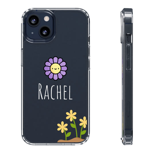 Cute Custom Flower | Clear iPhone Case / Samsung Case