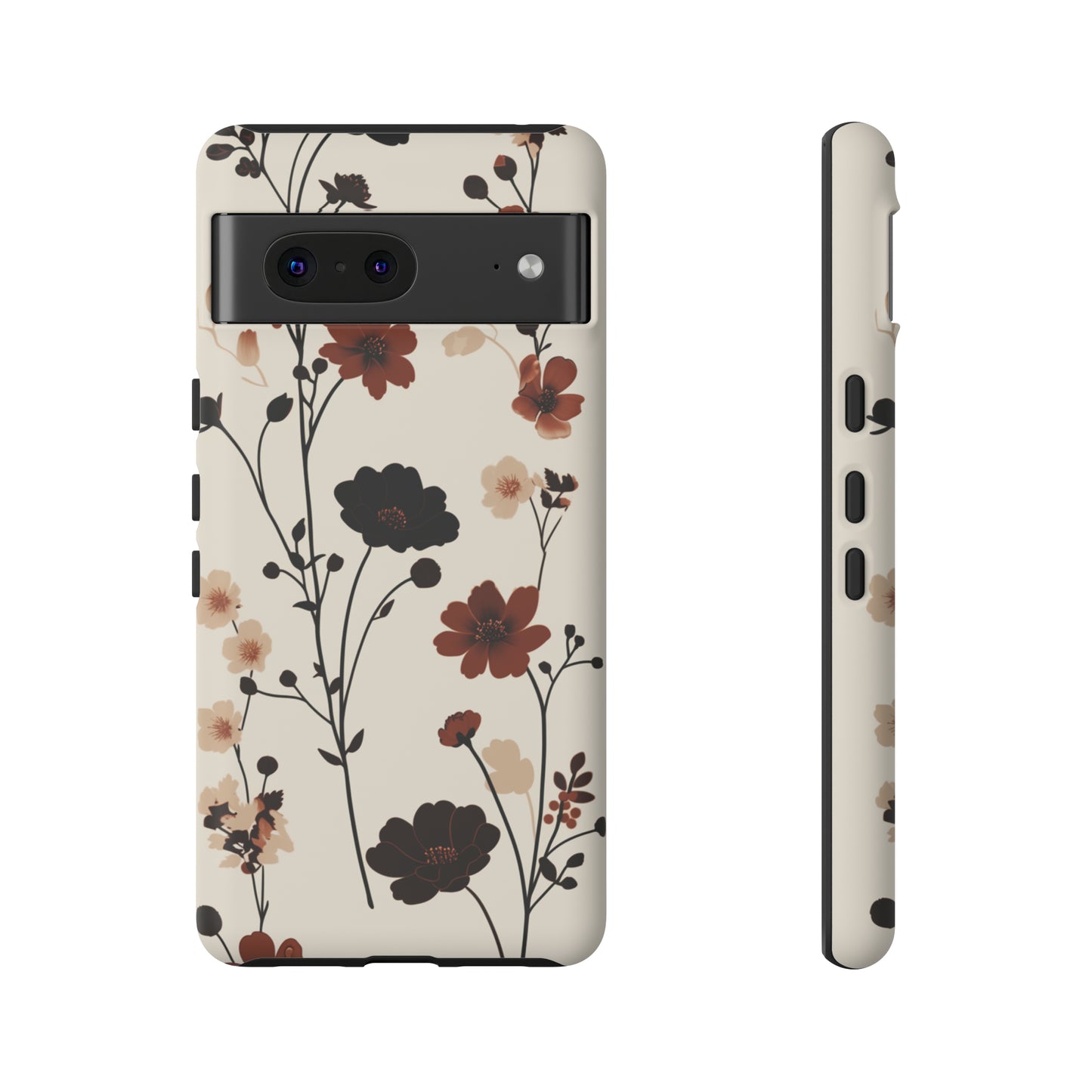 Minimalistic Tall Wildflowers iPhone Case