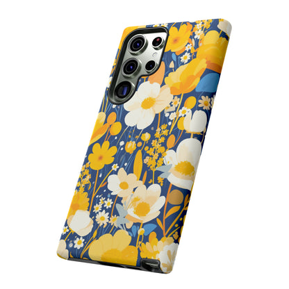 Wildflower Abstract Retro 70s iPhone Case / Samsung Case