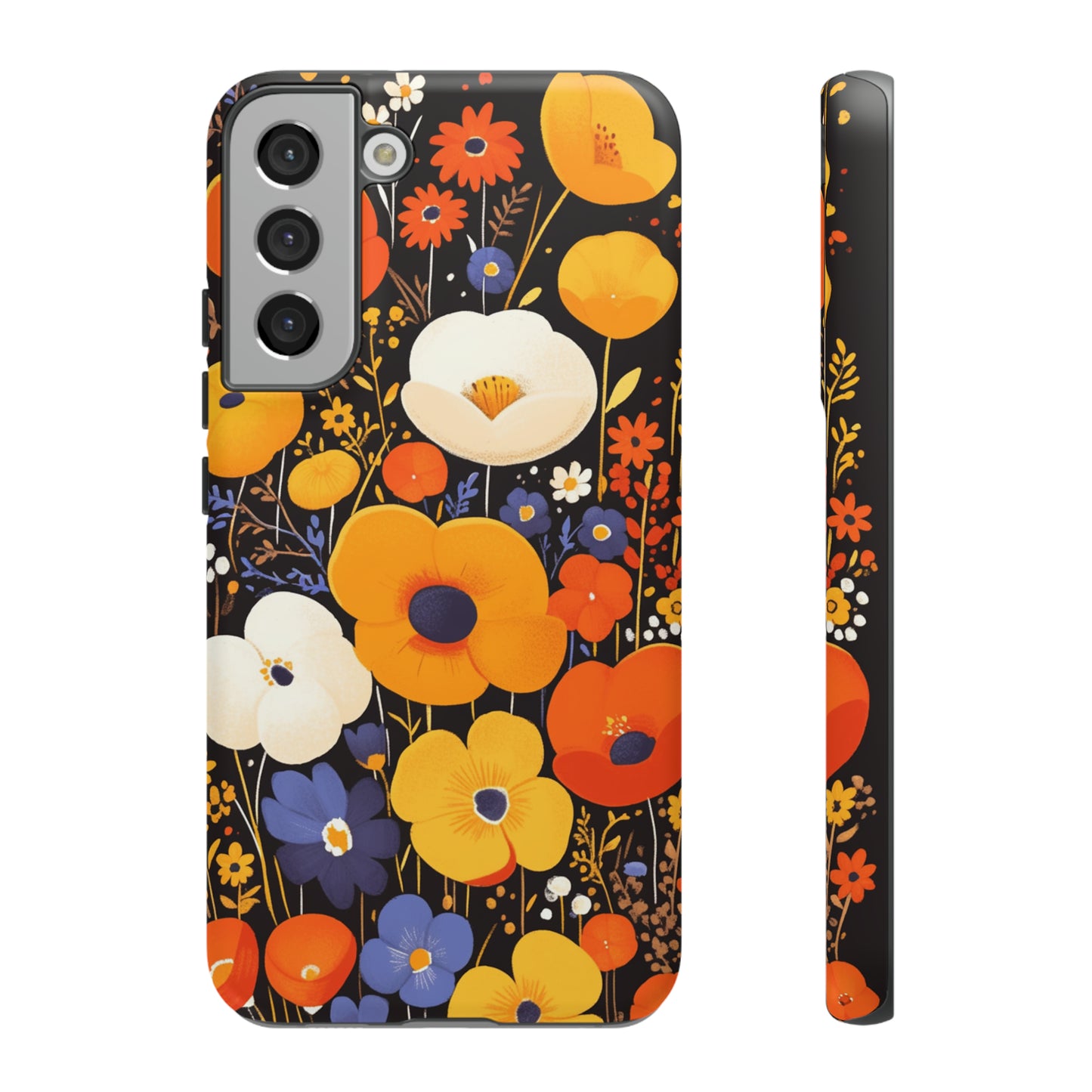 Retro Chaos, Wildflower iPhone Case / Samsung Case, Gift for Floral Lovers, Gift for Her