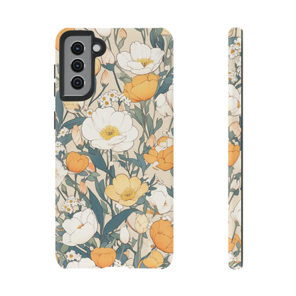 Tall White Flowers iPhone Case / Samsung Case