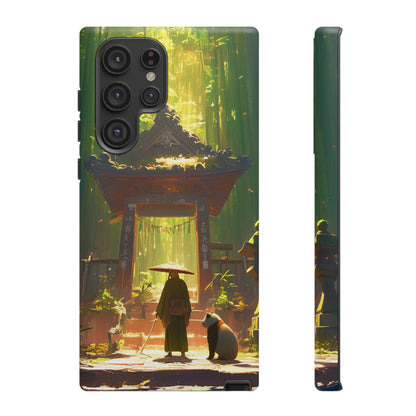 Vintage Japanese PandaTemple Aesthetic iPhone Case, iPhone 15 Pro Max 14 13 12 11 Mini, Samsung Galaxy S23 S22, Google Pixel 7 6 Pro