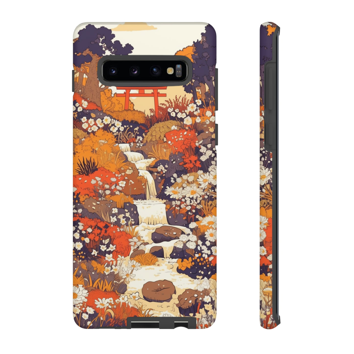 Rising Mountains & Rapid Rivers, Wildflower iPhone Case