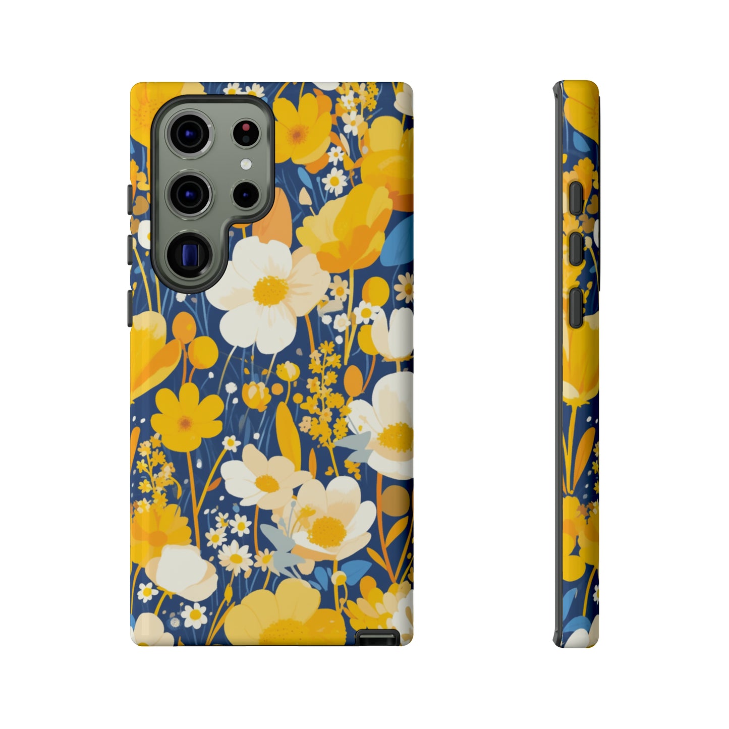 Wildflower Abstract Retro 70s iPhone Case / Samsung Case