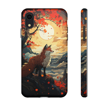 Japanese Wolf Aesthetic Phone Case