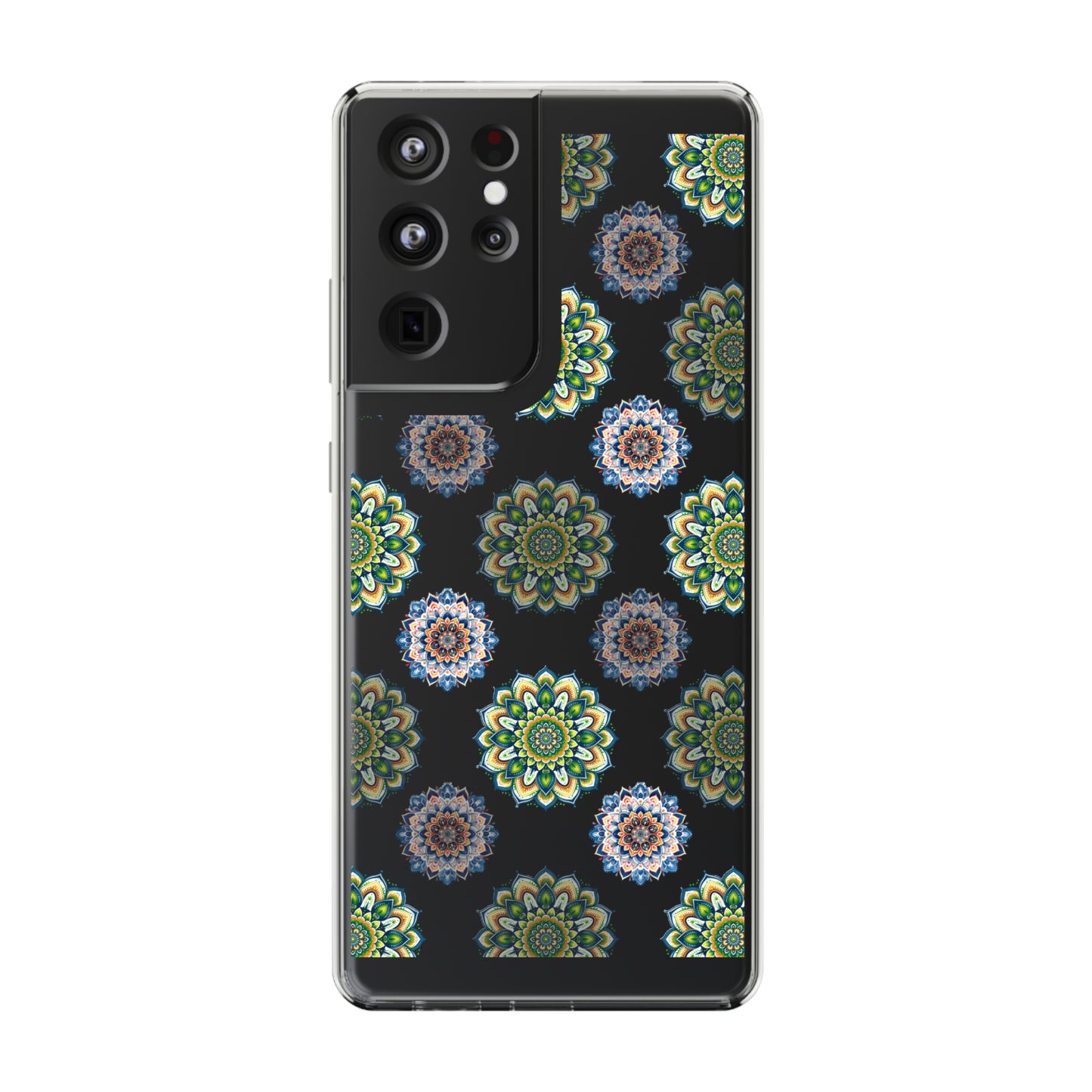 Lime Mandala Pattern | Clear iPhone Case / Samsung Case