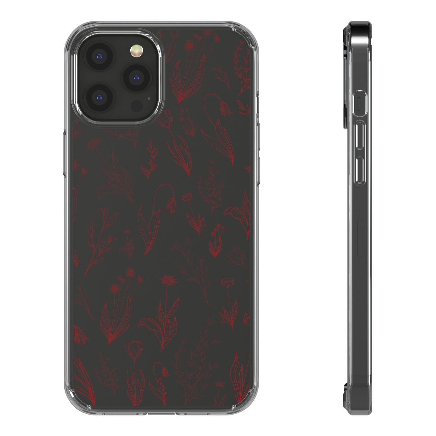 Velvet Floral Sea | Clear iPhone Case / Samsung Case