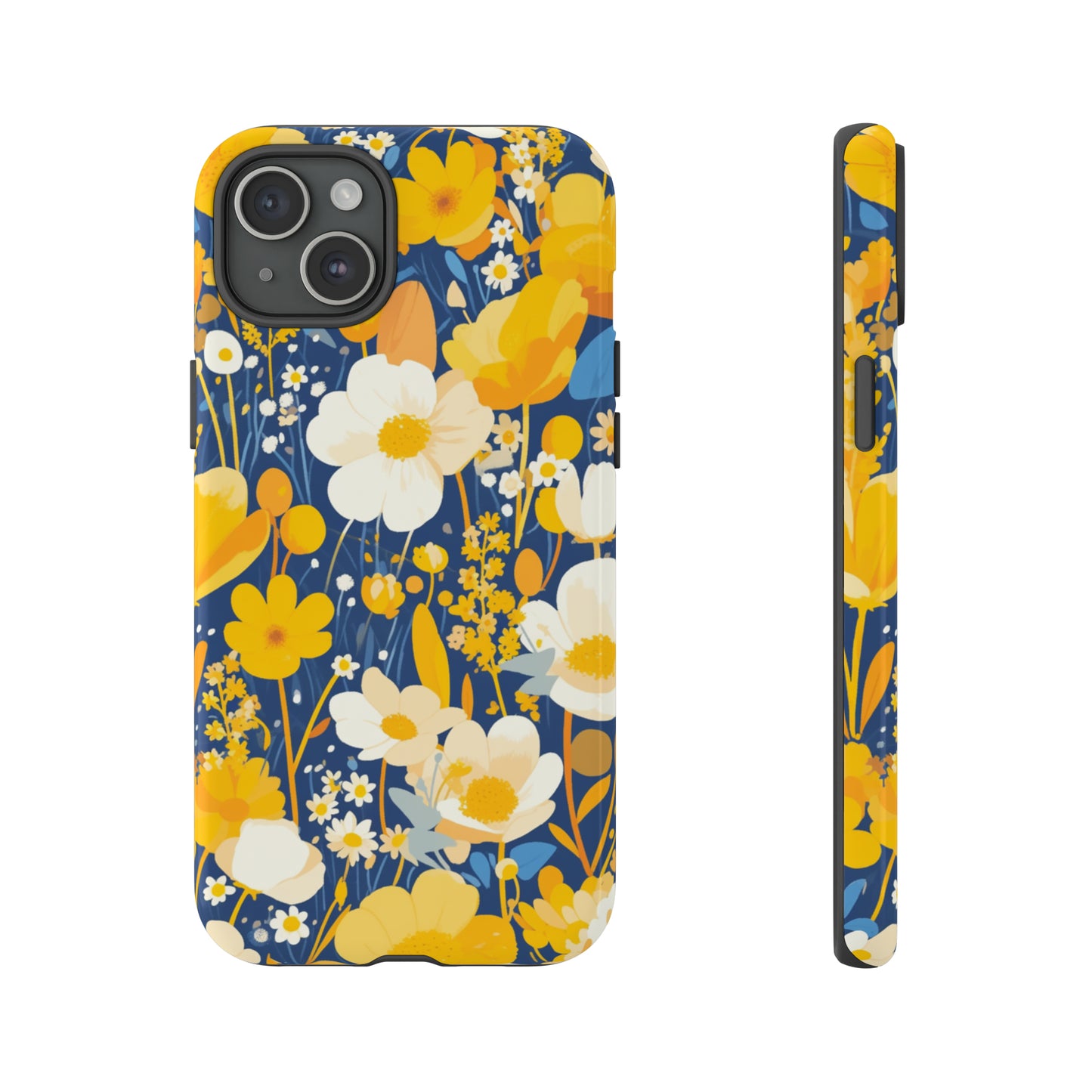 Wildflower Abstract Retro 70s iPhone Case / Samsung Case