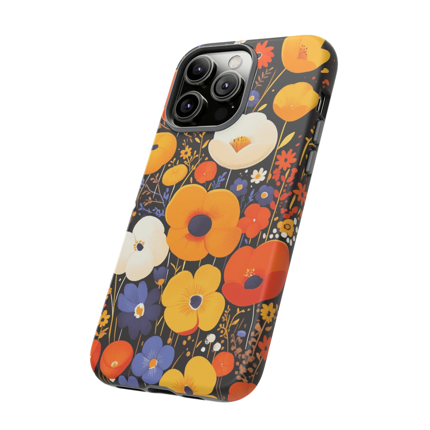 Retro Chaos, Wildflower iPhone Case / Samsung Case, Gift for Floral Lovers, Gift for Her