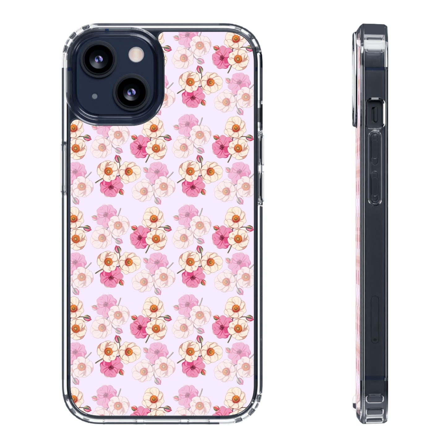 Floral Swirl | Clear iPhone Case / Samsung Case