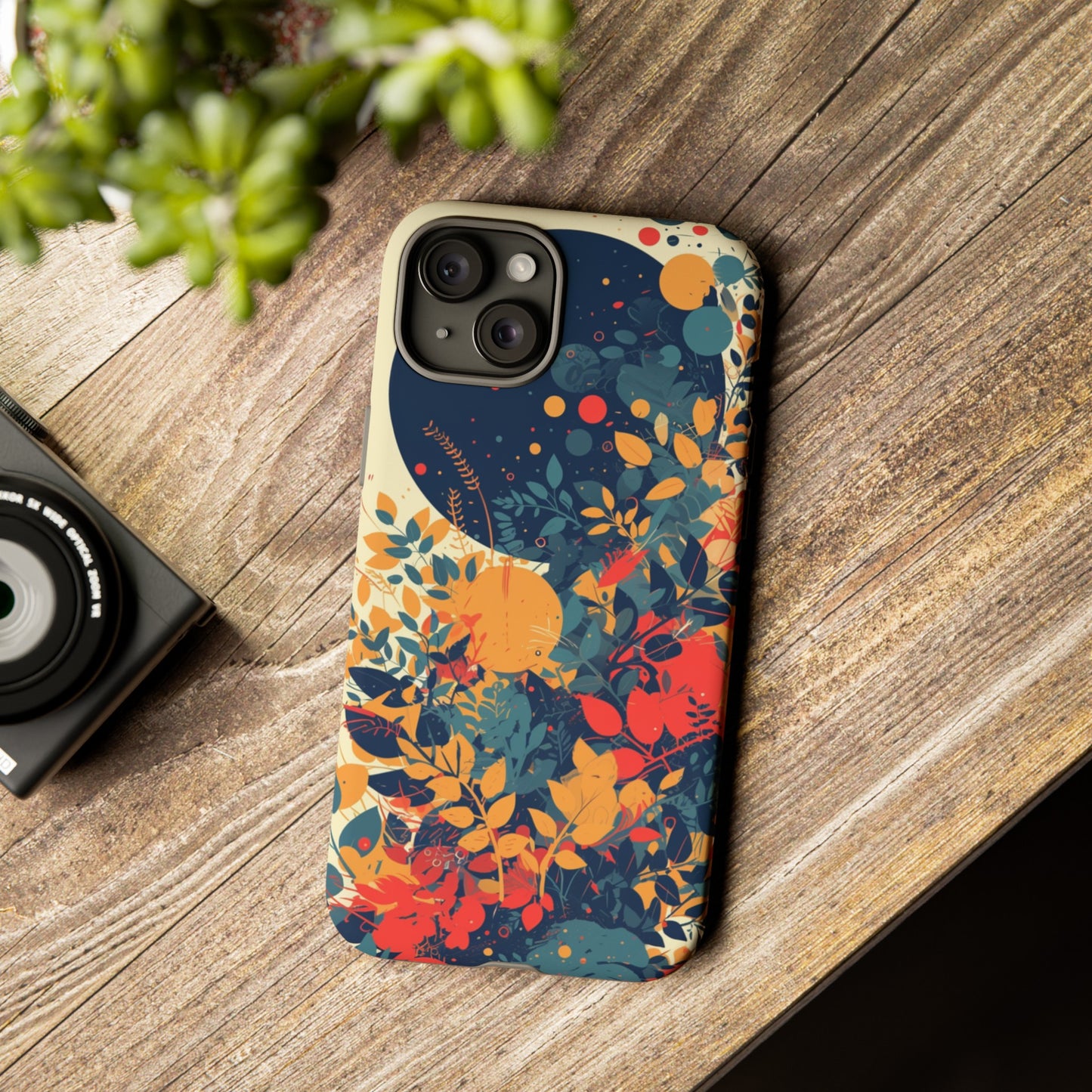 Retro Colorful Floral iPhone Case / Samsung Case