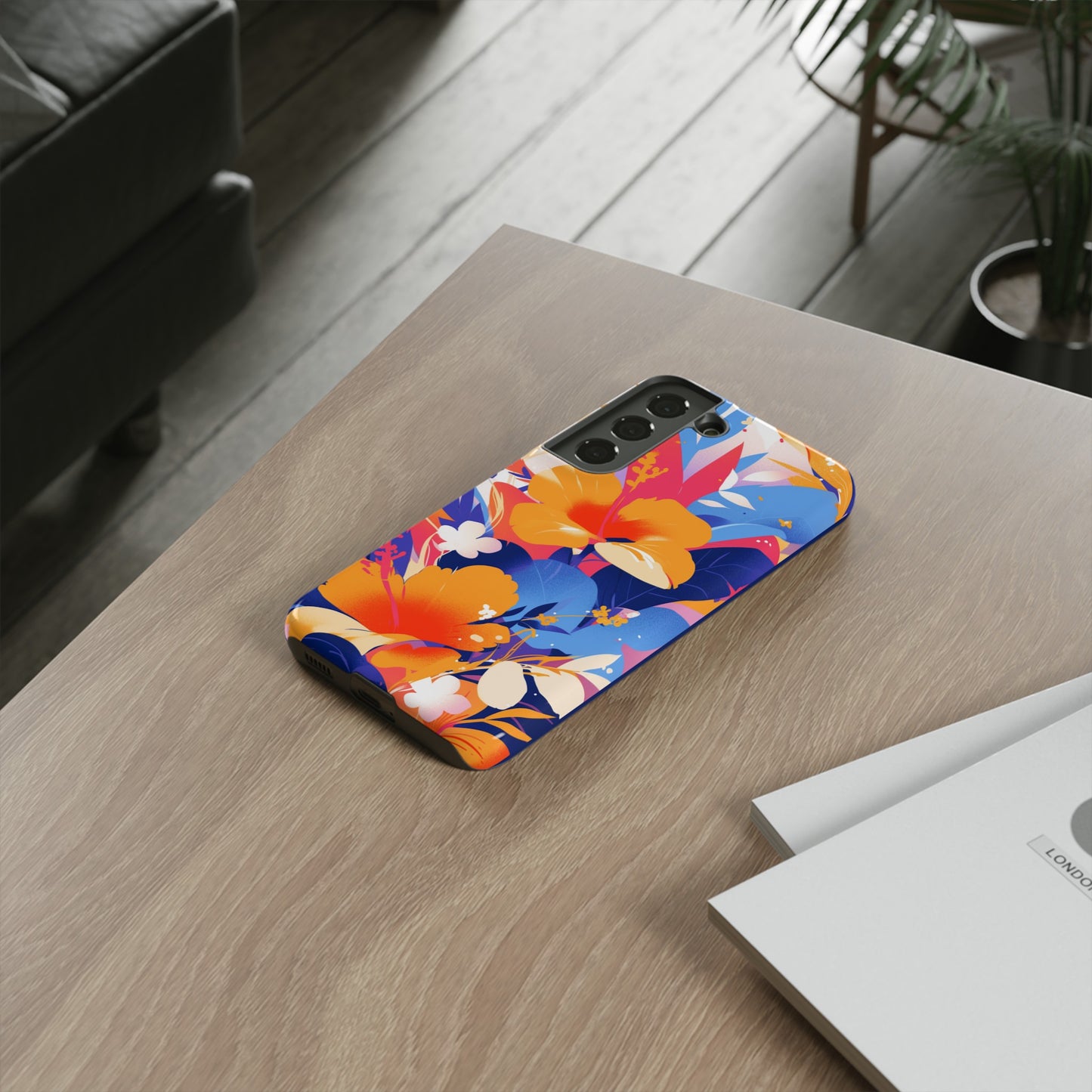 Vintage Abstract Flowers iPhone Case / Samsung Case