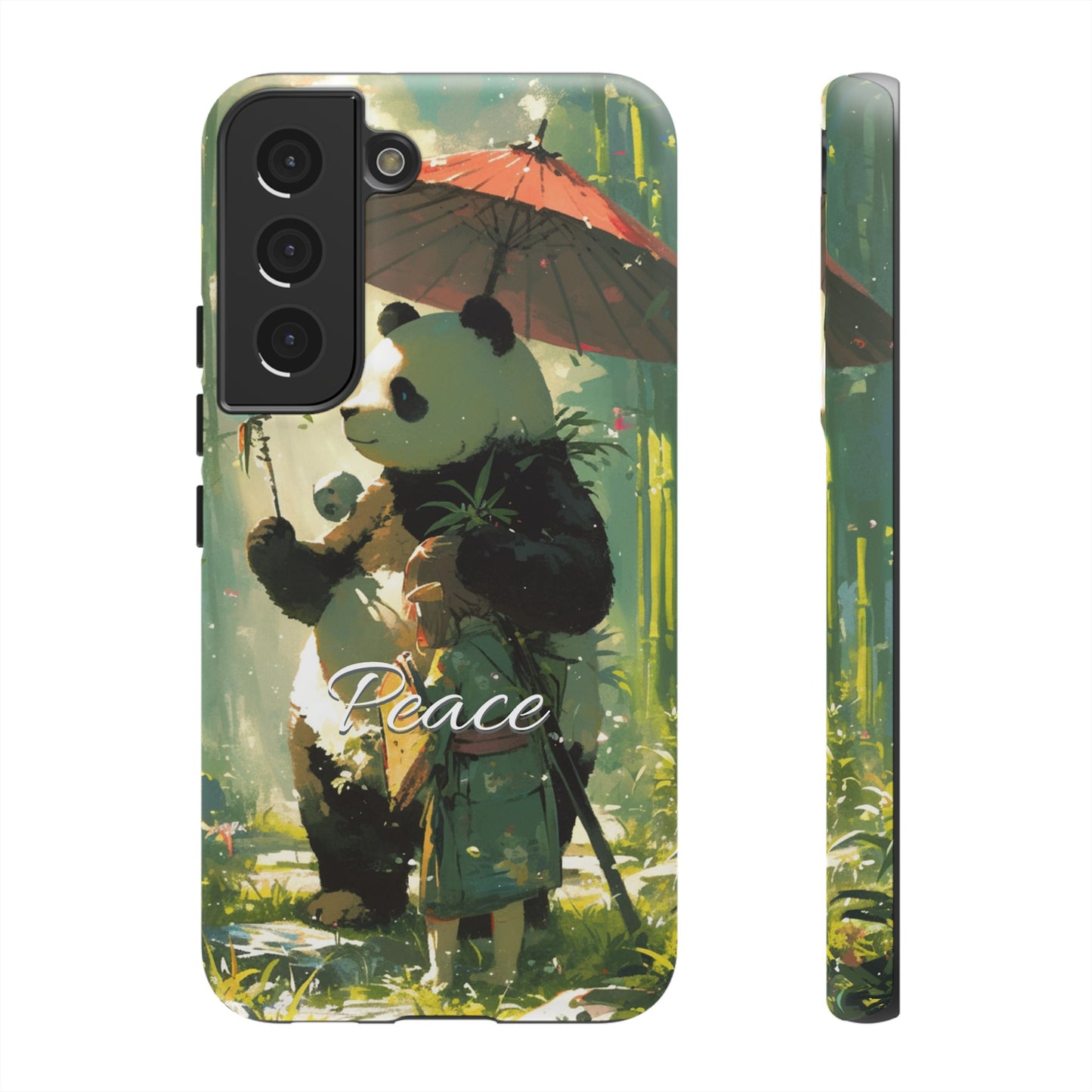 Japanese Aesthetic Vintage Panda iPhone Case / Samsung Case | "Peace"