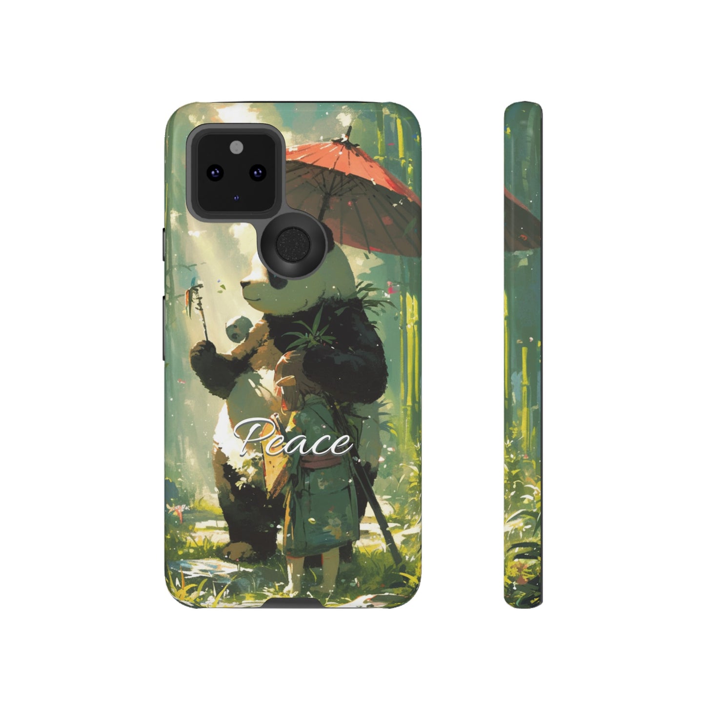 Japanese Aesthetic Vintage Panda iPhone Case / Samsung Case | "Peace"