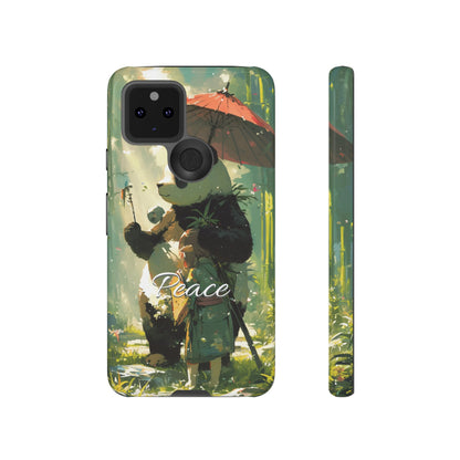 Japanese Aesthetic Vintage Panda iPhone Case / Samsung Case | "Peace"