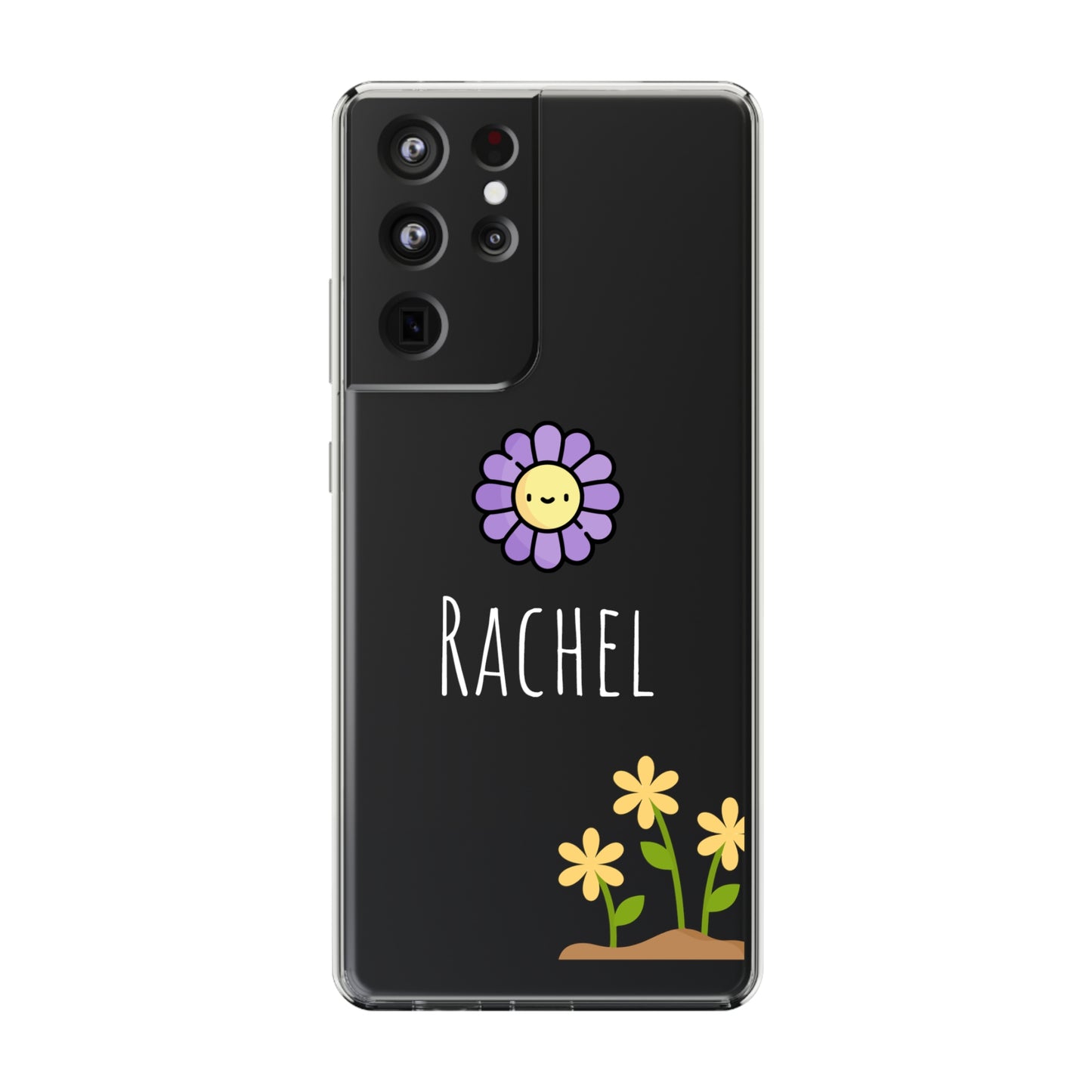 Cute Custom Flower | Clear iPhone Case / Samsung Case