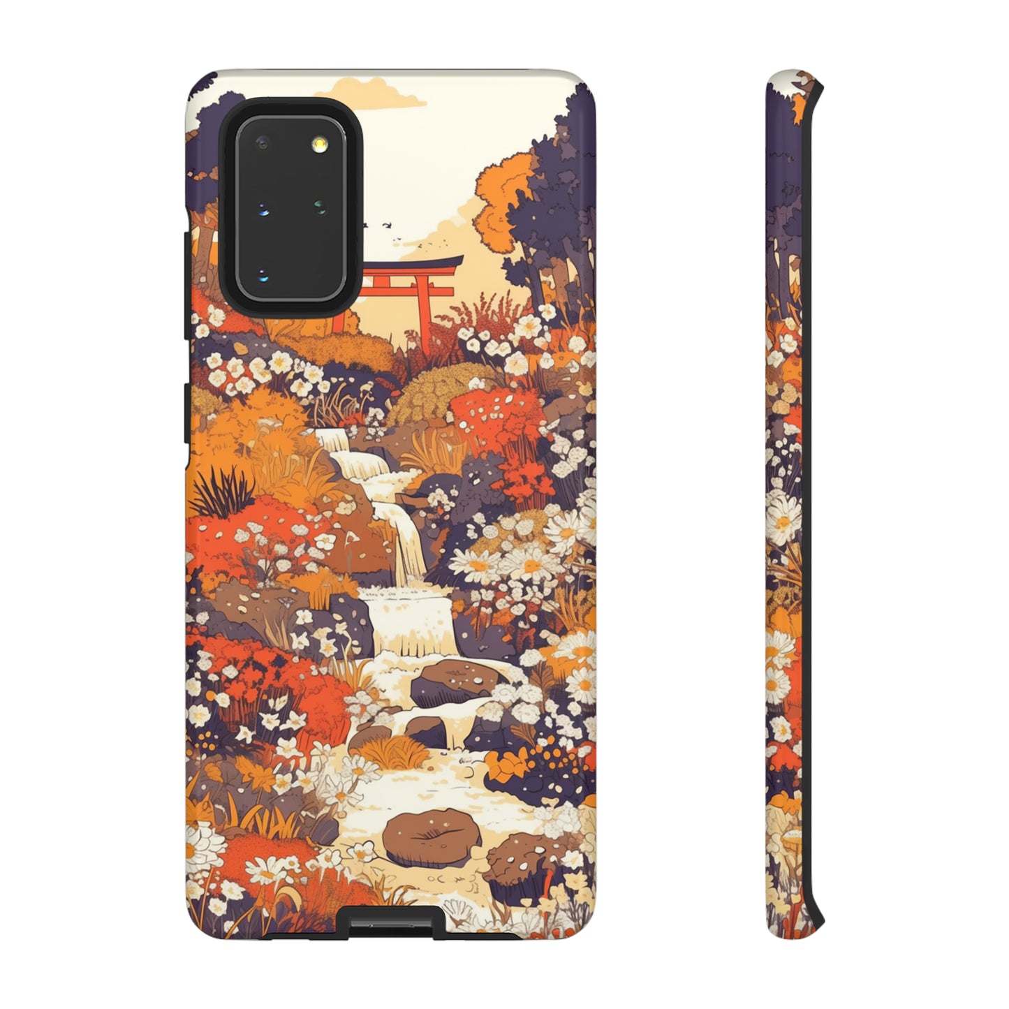 Rising Mountains & Rapid Rivers, Wildflower iPhone Case