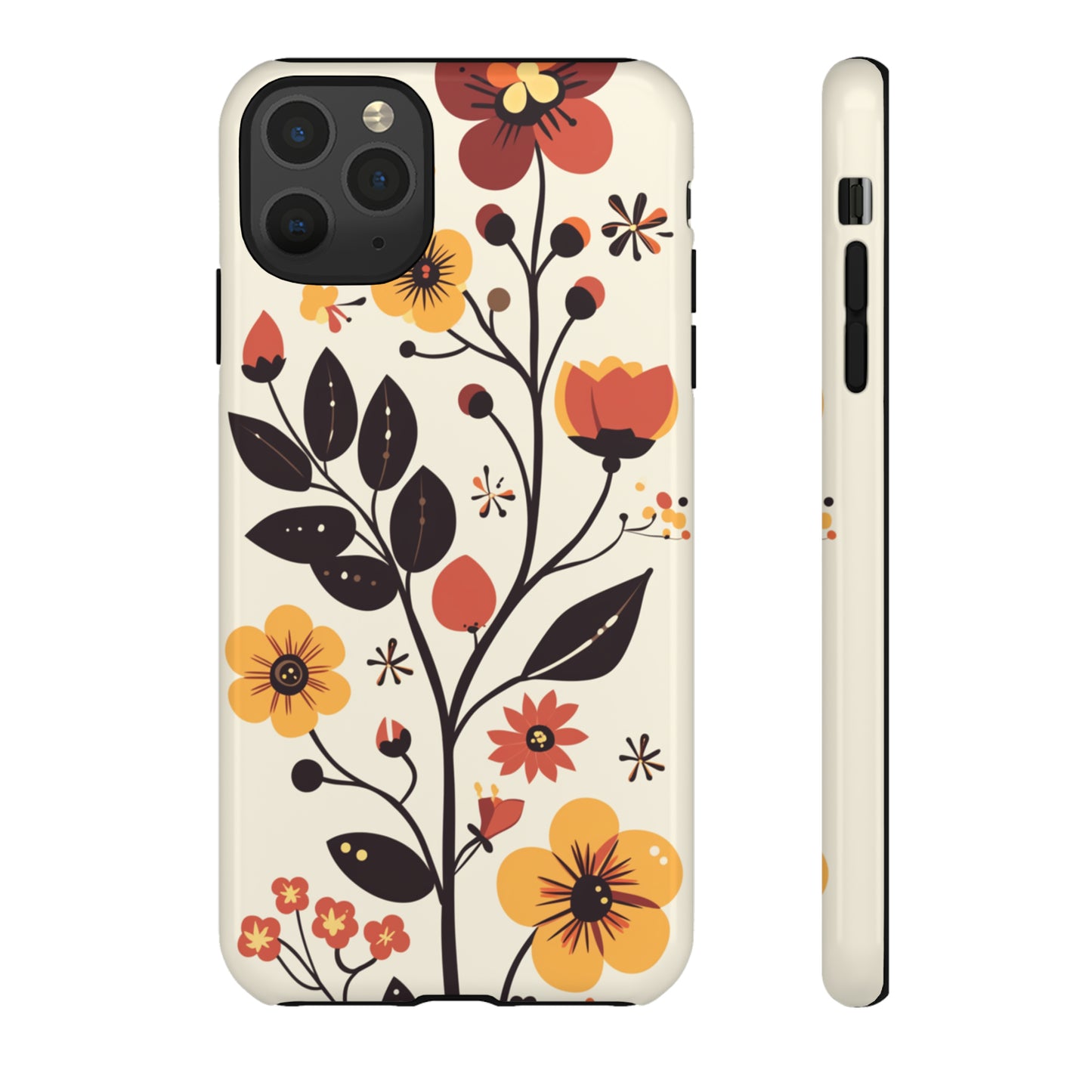 Vector Floral Vines iPhone Case