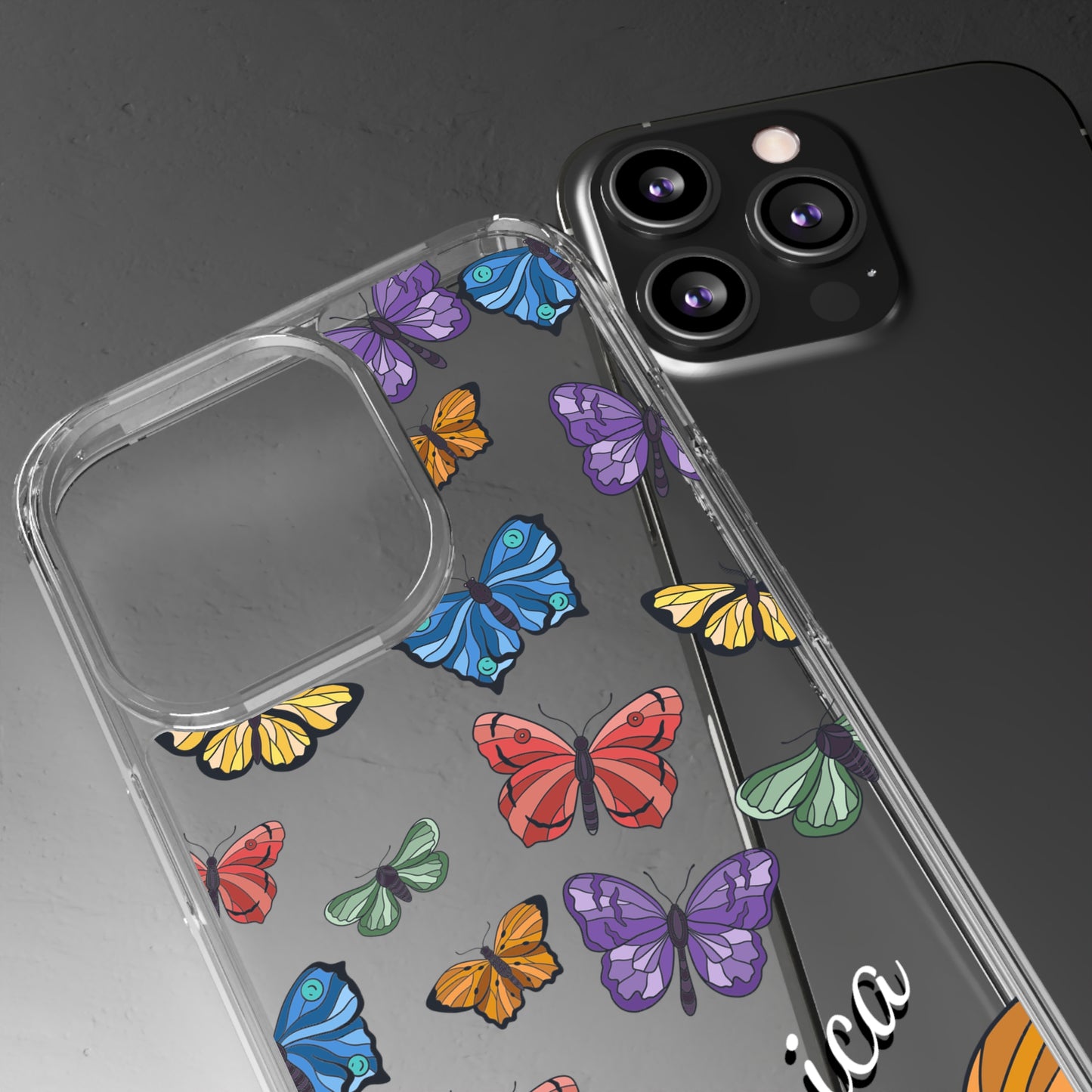 Spring Butterflies | Clear iPhone Case / Samsung Case