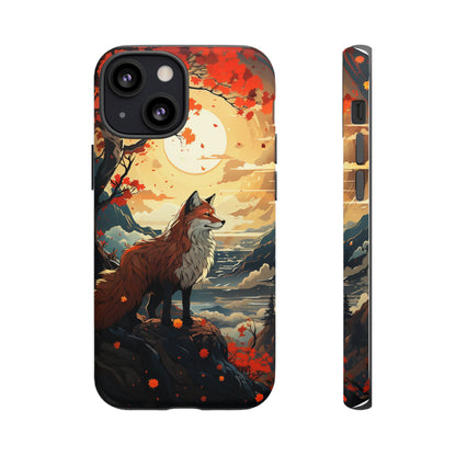 Japanese Wolf Aesthetic Phone Case