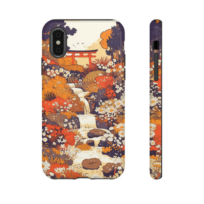 Rising Mountains & Rapid Rivers, Wildflower iPhone Case