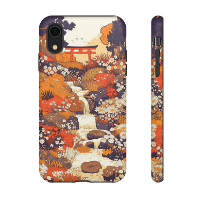 Rising Mountains & Rapid Rivers, Wildflower iPhone Case