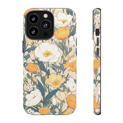 Tall White Flowers iPhone Case / Samsung Case