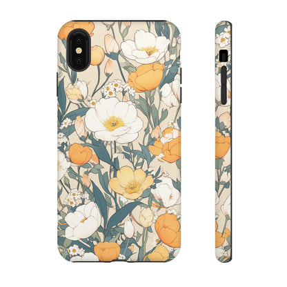 Tall White Flowers iPhone Case / Samsung Case