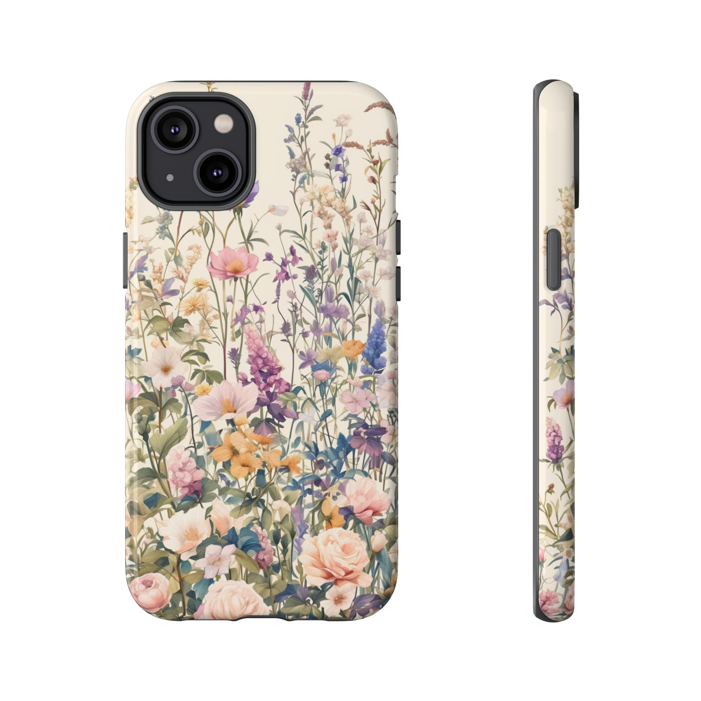 Tall Vintage Wildflowers iPhone Case / Samsung Case