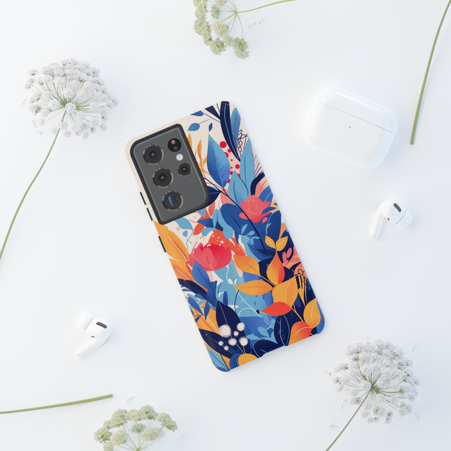 Watercolor Spring Floral iPhone Case / Samsung Case